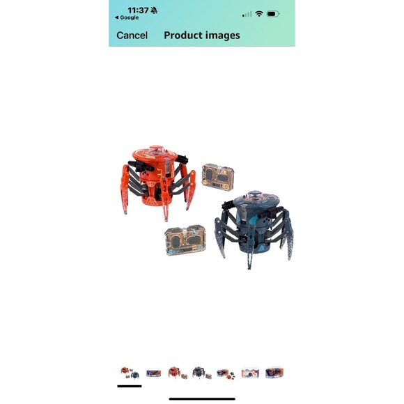Hexbug Battle Ground Spider Dual Pack With Remote Controls & Batteries - Picture 16 of 16